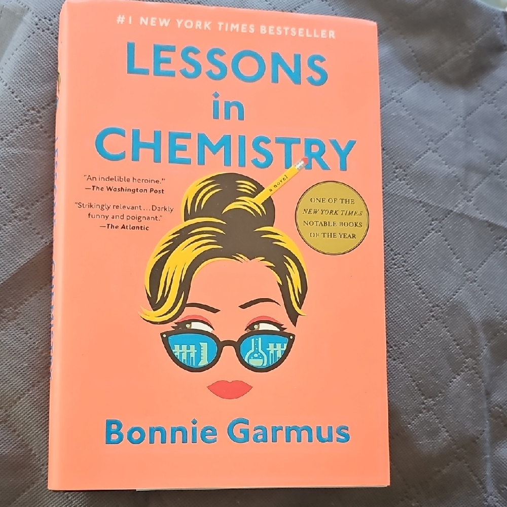 Lessons in Chemistry by Bonnie Garmus - Orange Cover